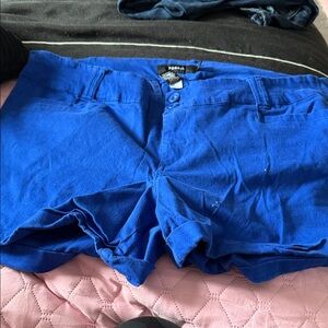 torrid Royal Blue High-Rise Stretch Shorts